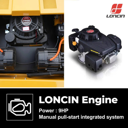 9HP 21-Inch Industrial Remote-Controlled Lawn Mower