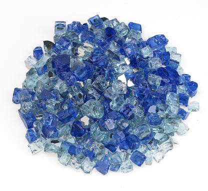 1/2" Pre-Mixed Fire Glass - 10lbs