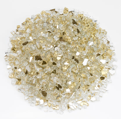 1/4" Reflective Fire Glass - 10lbs