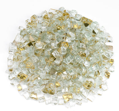 1/2" Reflective Fire Glass - 10lbs