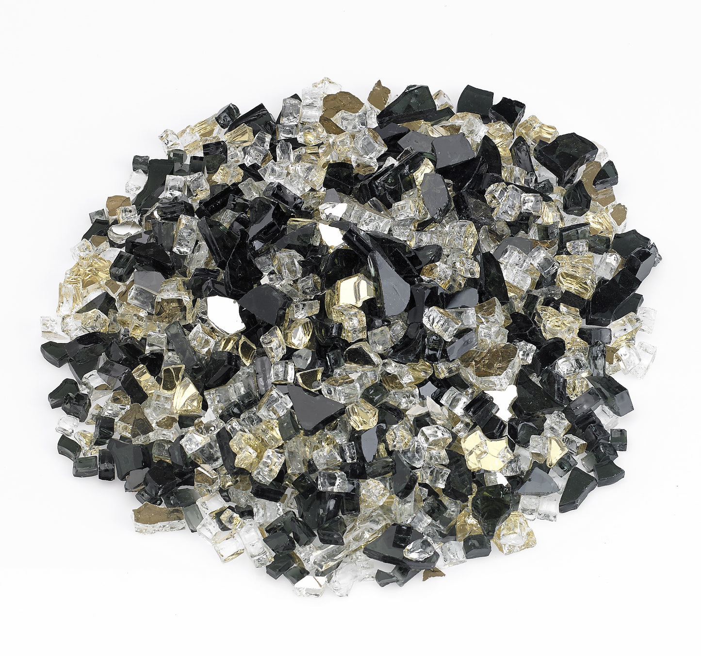1/2" Pre-Mixed Fire Glass - 10lbs