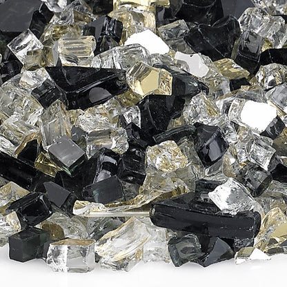 1/2" Pre-Mixed Fire Glass - 10lbs
