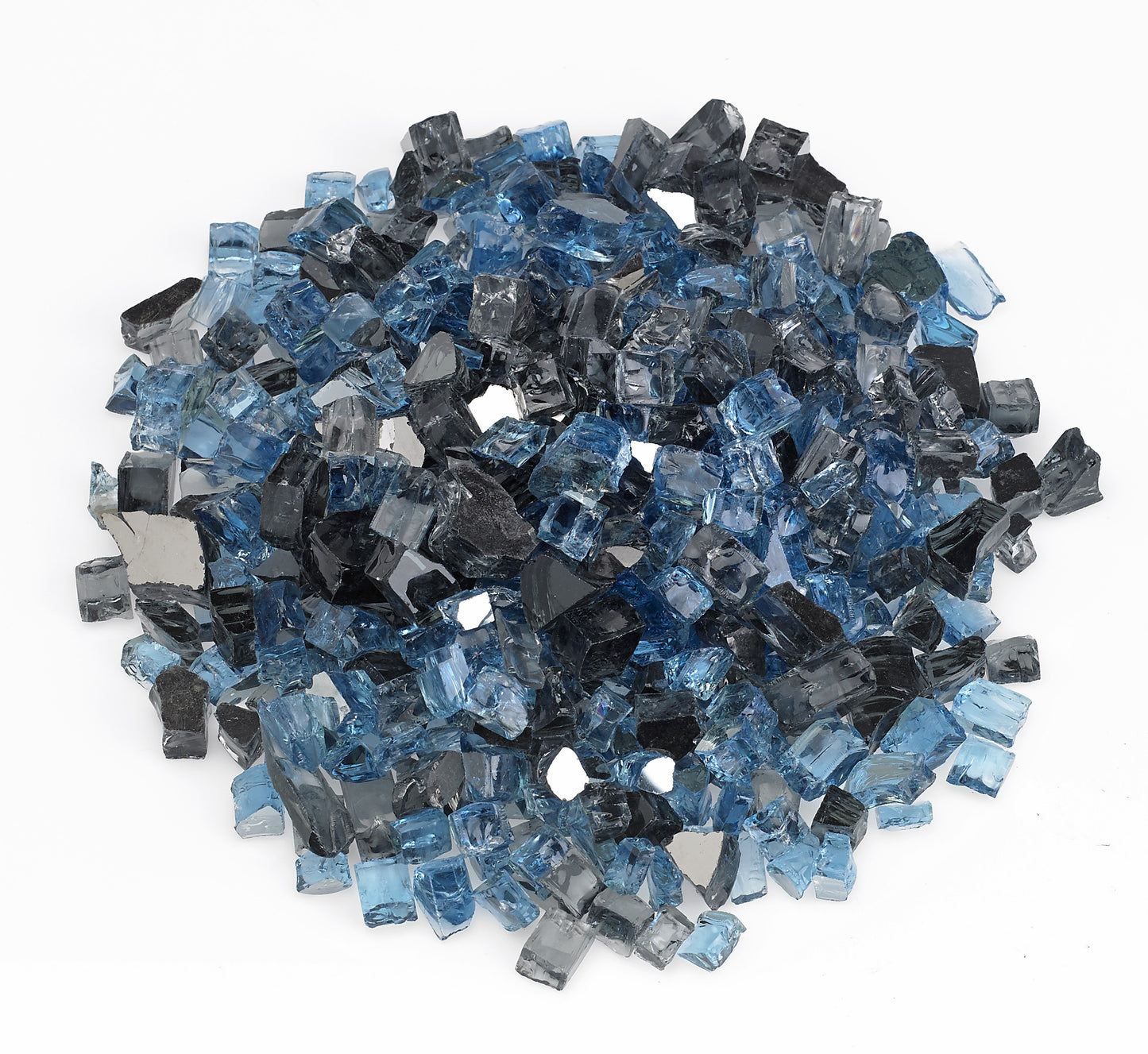 1/2" Pre-Mixed Fire Glass - 10lbs