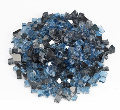 1/2" Pre-Mixed Fire Glass - 10lbs