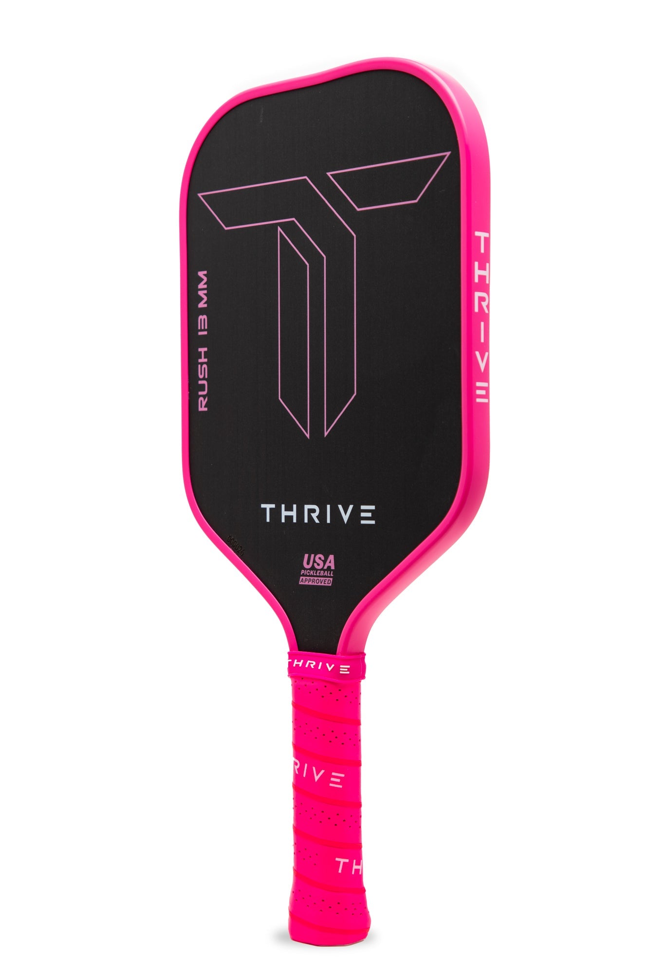 RUSH 13 SINGLES (PINK) - Includes custom weight card, paddle cover, paddle eraser, and lead weights