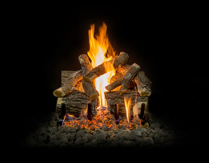Arizona Weathered Oak Charred Indoor/Outdoor Vented Gas Log Sets