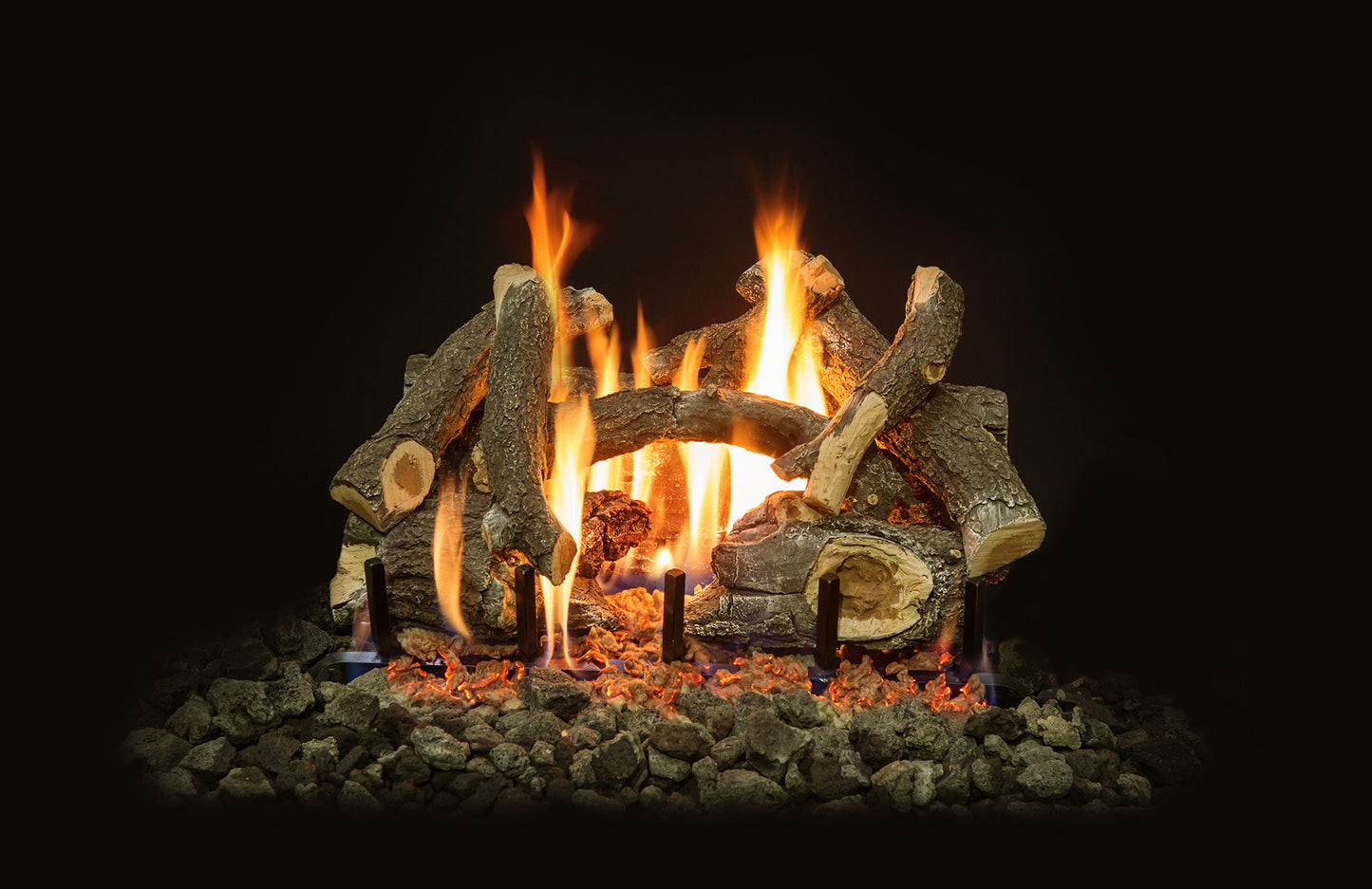 Arizona Weathered Oak Charred Indoor/Outdoor Vented Gas Log Sets