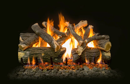 Arizona Weathered Oak Charred Indoor/Outdoor Vented Gas Log Sets