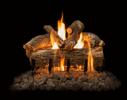 Arizona Weathered Oak Indoor/Outdoor Vented Gas Log Sets