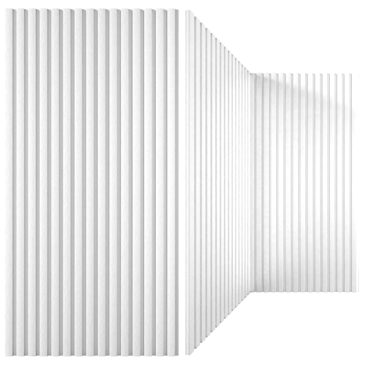 Acoustical 100% Polyester Wall Panel, 48" x 24" x 0.7" Sound Proof Wall Panels