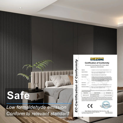 Acoustical 100% Polyester Wall Panel, 48" x 24" x 0.7" Sound Proof Wall Panels