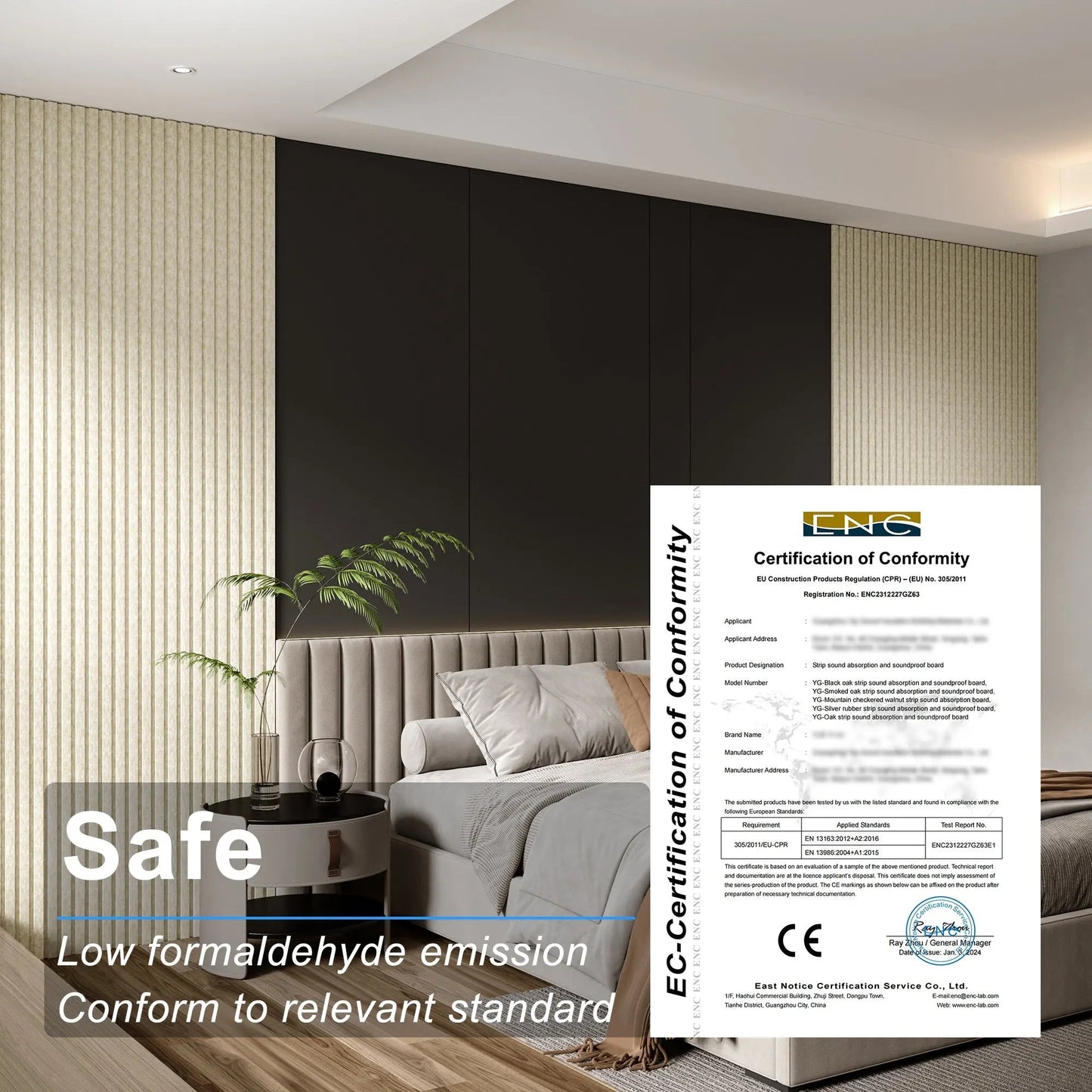 Acoustical 100% Polyester Wall Panel, 48" x 24" x 0.7" Sound Proof Wall Panels
