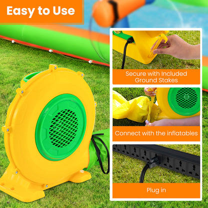 Air Blower Air Pump Fan with Convenient Handle and Ground Stakes