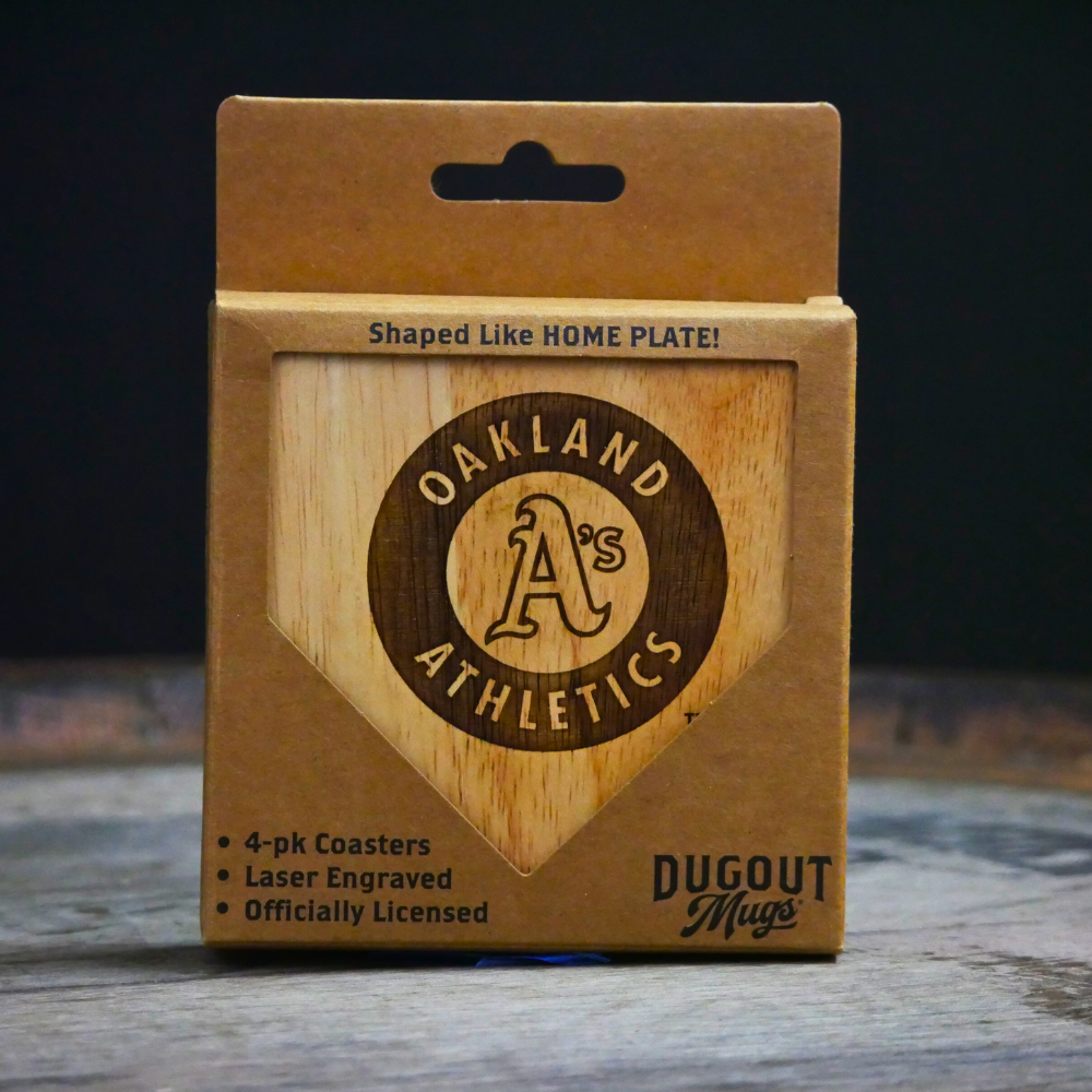 Oakland Athletics Dugout Mug® | Wood Coaster