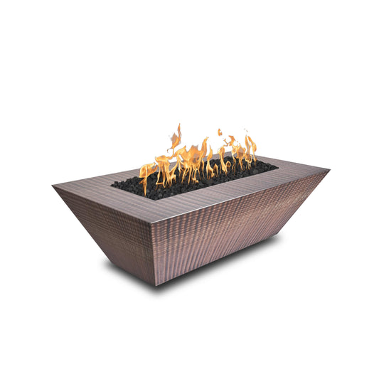 The Atlantic Collection Metal Fire Pits 84" - 24" Tall - Match Lit
