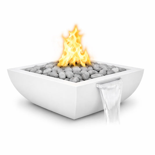 Avalon Metal Powder Coat Fire and Water Bowl 30" - Match Lit