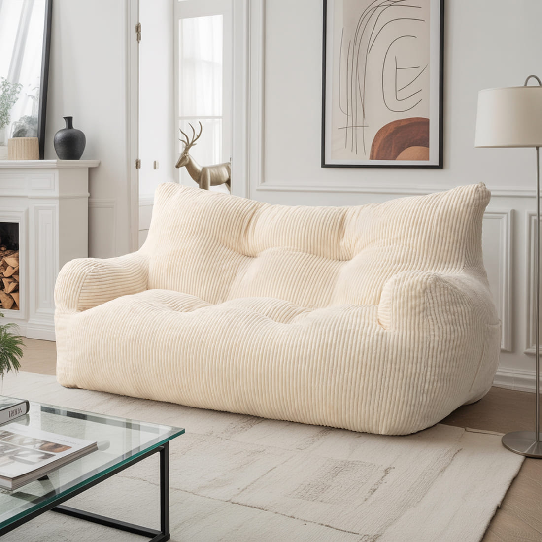 Pamapic Adult Bean Bag Chair for House Comfy