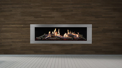 72" Bedrock Vented Traditional Linear Drop In Pan and Burner