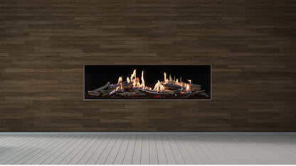 72" Bedrock Vented Traditional Linear Drop In Pan and Burner