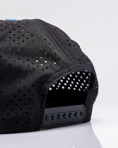 Sasquatch Black - Perforated Rope Hat