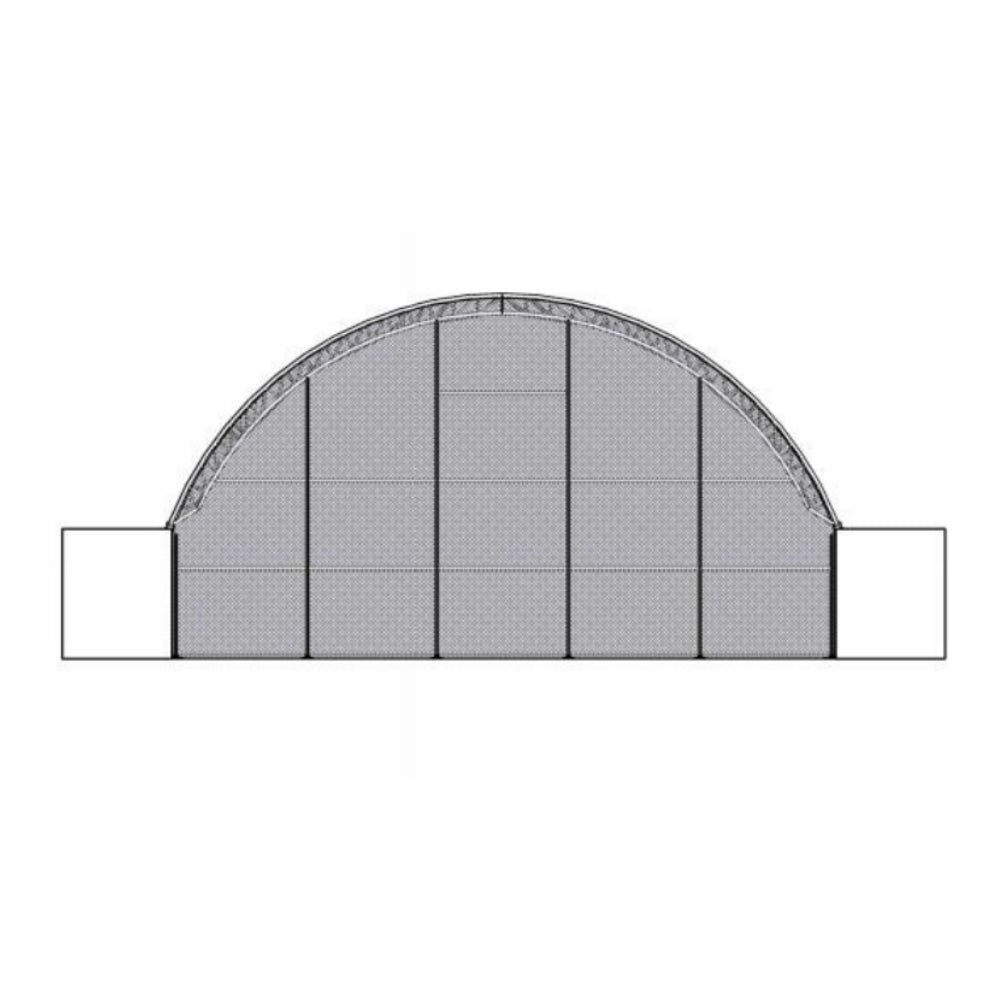 Back Wall for 50FT x 40FT x 17FT Double Truss Container Shelter