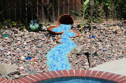 Bahama Blend Fire Glass Medium Size (1/2"-3/4") - 25 LBS