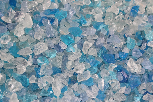 Bahama Blend Fire Glass Medium Size (1/2"-3/4") - 25 LBS