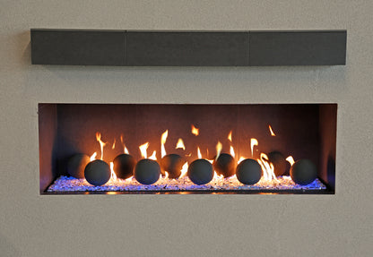 36" Bedrock Vented Contemporary Linear Drop In Pan and Burner