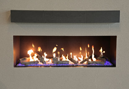 36" Bedrock Vented Contemporary Linear Drop In Pan and Burner