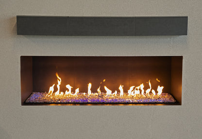 36" Bedrock Vented Contemporary Linear Drop In Pan and Burner