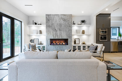 36" Bedrock Vented Contemporary Linear Drop In Pan and Burner