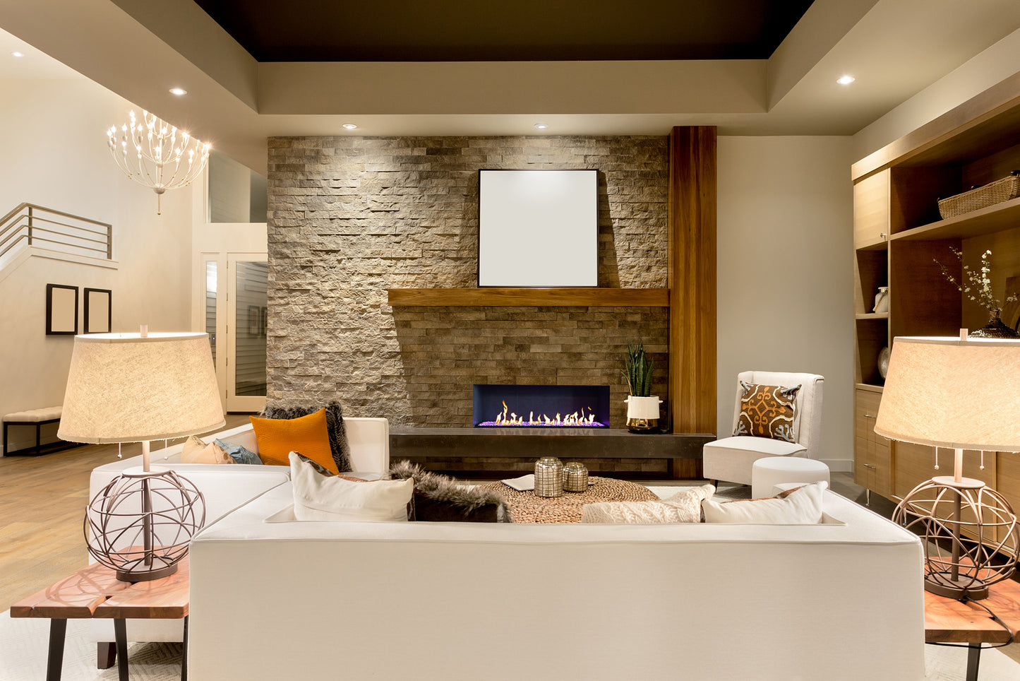 36" Bedrock II Ventless Linear Drop In Pan and Burner
