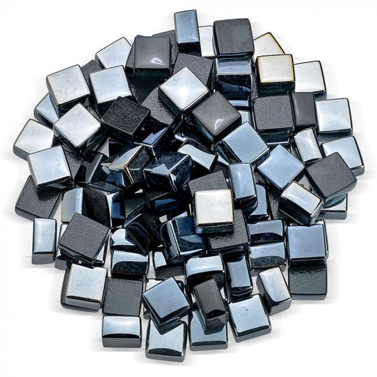 Black Luster Fire Glass 3