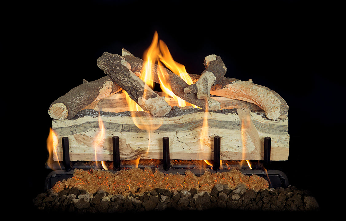Blue Pine Split Indoor/Outdoor Vented Gas Log Sets