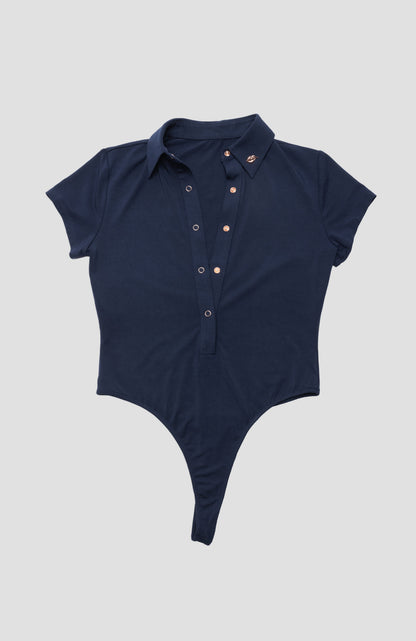 Foreplay Women’s Golf Polo Bodysuit - Short-Sleeve