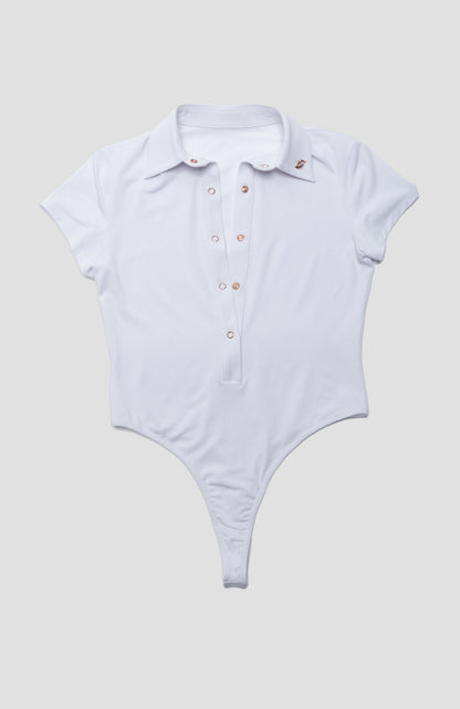 Foreplay Women’s Golf Polo Bodysuit - Short-Sleeve