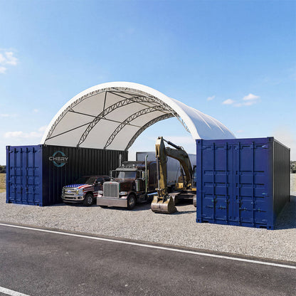 Reinforced 20FT x 20FT Double Truss Container Shelter
