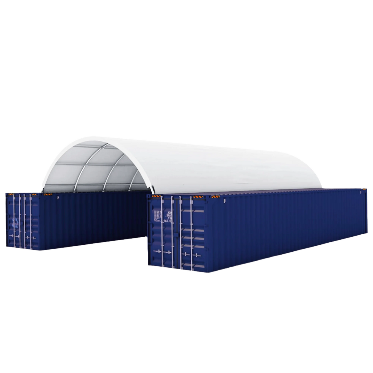 20FT x 40FT Container Shelter with Closed Back Panel