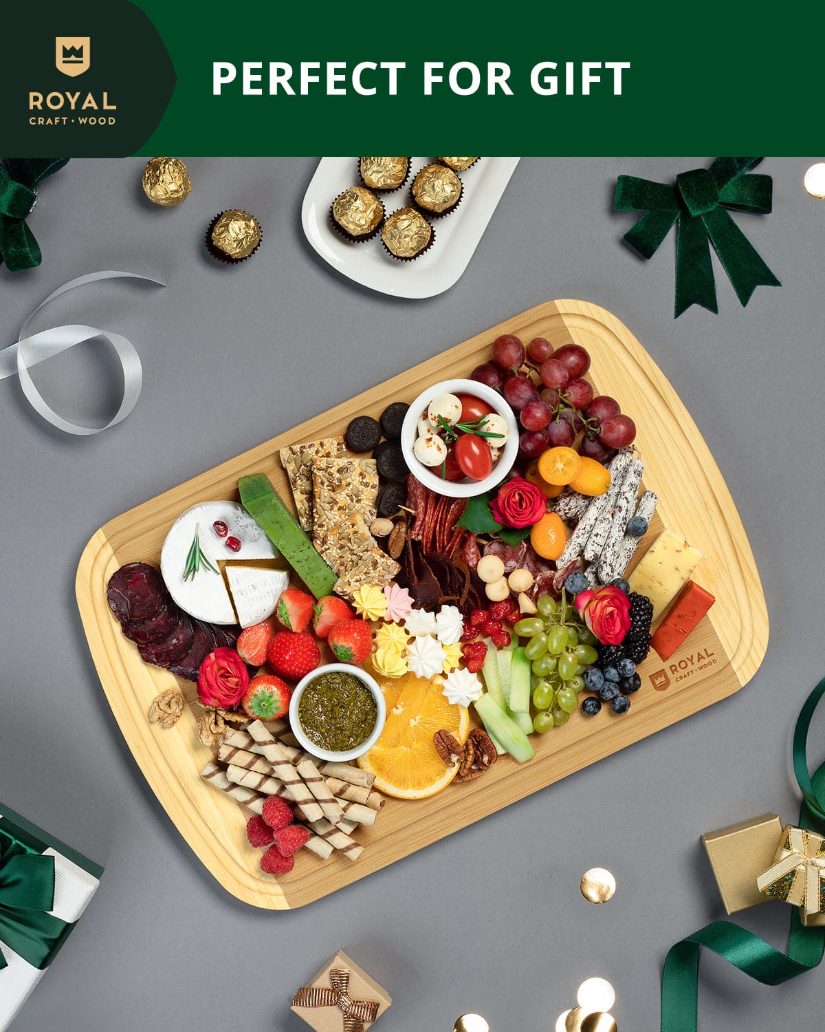 Cutting Board Two-tone XL, 18”x12”