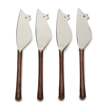 CAMELLIA RATONCITO Cheese Spreader and Knife 4 PC. SET