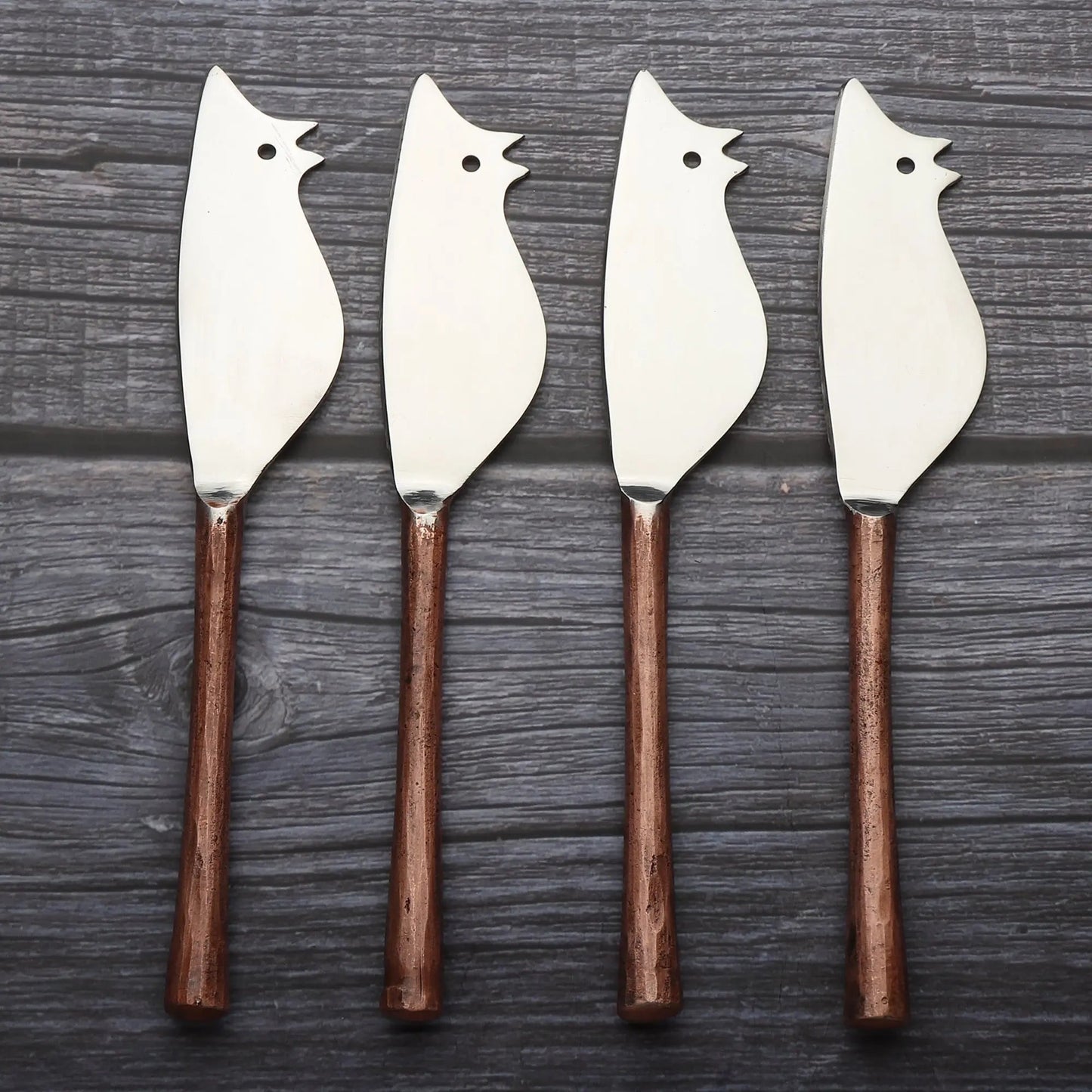 CAMELLIA RATONCITO Cheese Spreader and Knife 4 PC. SET