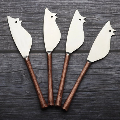 CAMELLIA RATONCITO Cheese Spreader and Knife 4 PC. SET