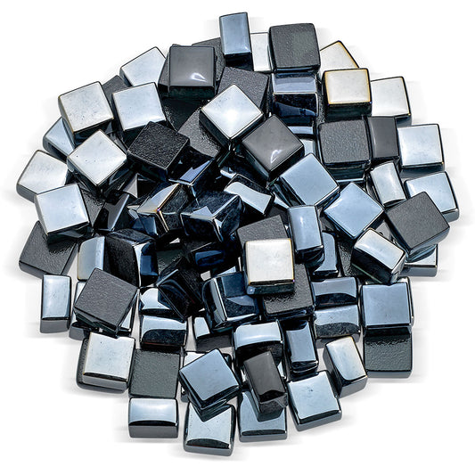 1/2" Fire Glass 2.0 Cubes - 10lbs