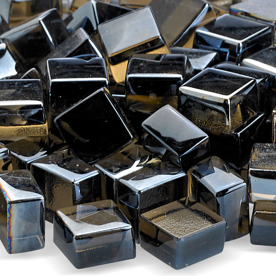 1/2" Fire Glass 2.0 Cubes - 10lbs