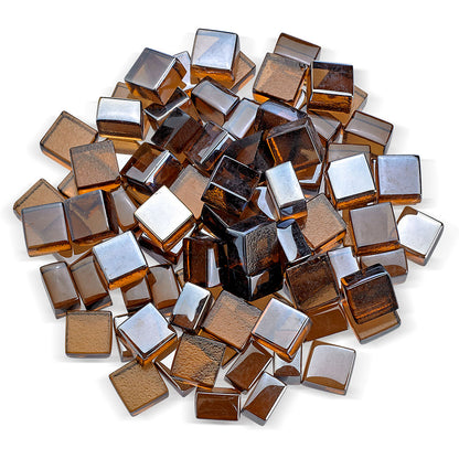 1/2" Fire Glass 2.0 Cubes - 10lbs