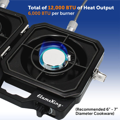 Flame King Portable Propane Campact Cooker