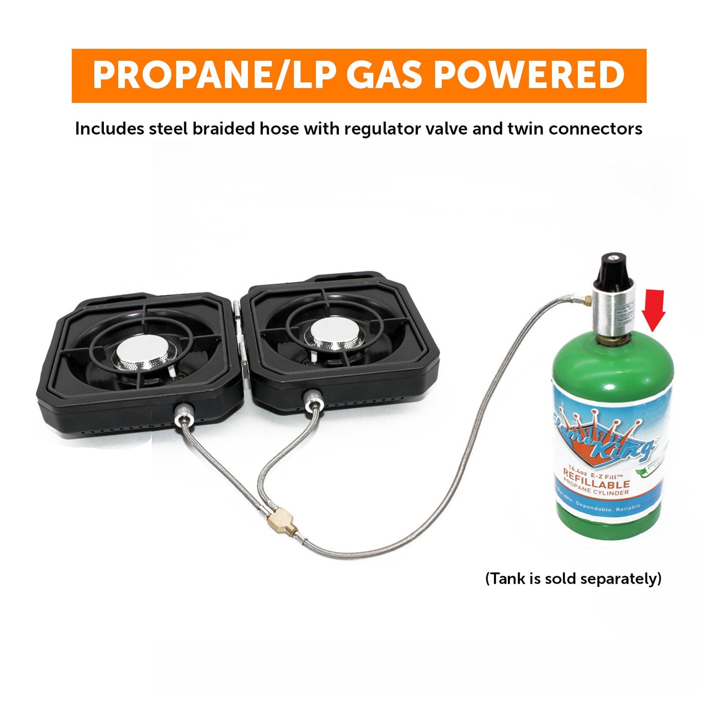 Flame King Portable Propane Campact Cooker
