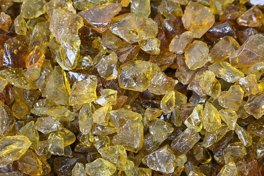 Chestnut Fire Glass Medium Size (1/2"-3/4") - 25 LBS