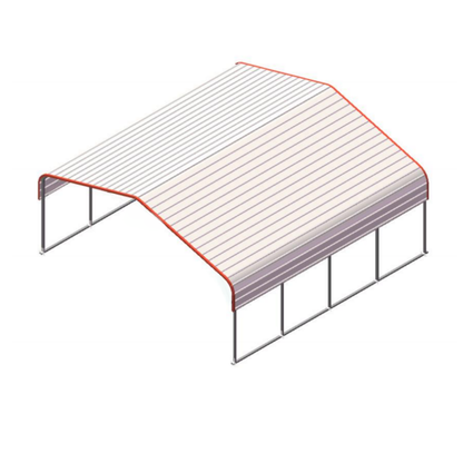 Classic Steel Carport 20FT x 20FT