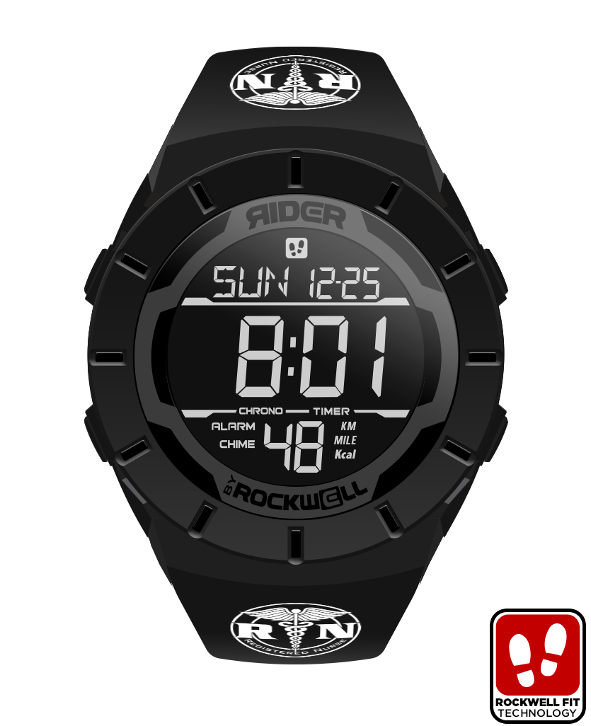 Coliseum Fit™ Registered Nurse Edition (Phantom Black) Watch